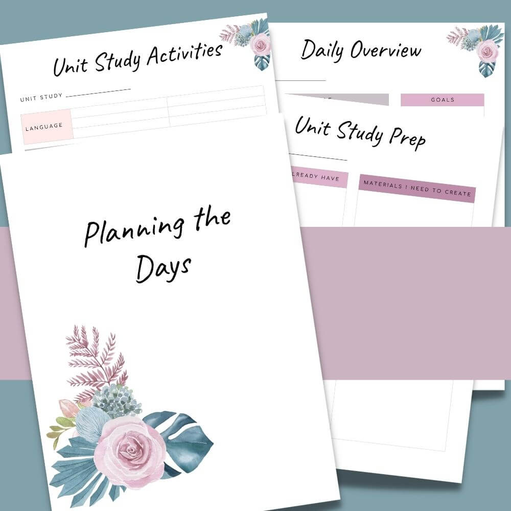 Dusty Rose Homeschool Planner