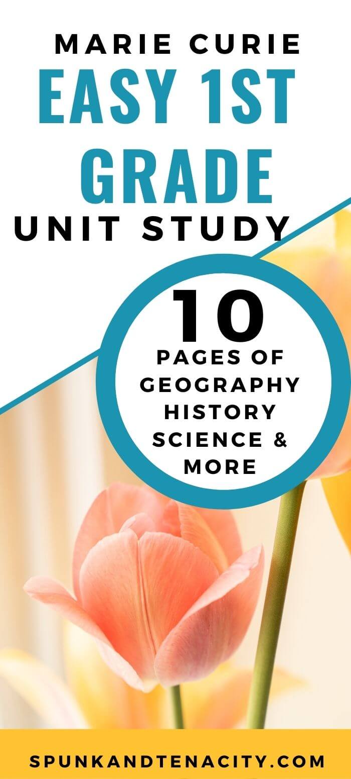 Marie Curie Easy 1st Grade Unit Study