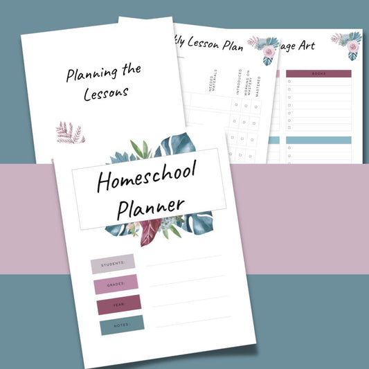 Dusty Rose Homeschool Planner