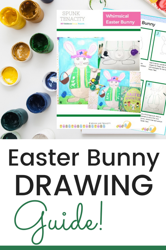 Whimsical Easter Bunny Drawing Guide